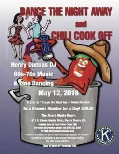 Sierra Madre Kiwanis dance and chili cook off
